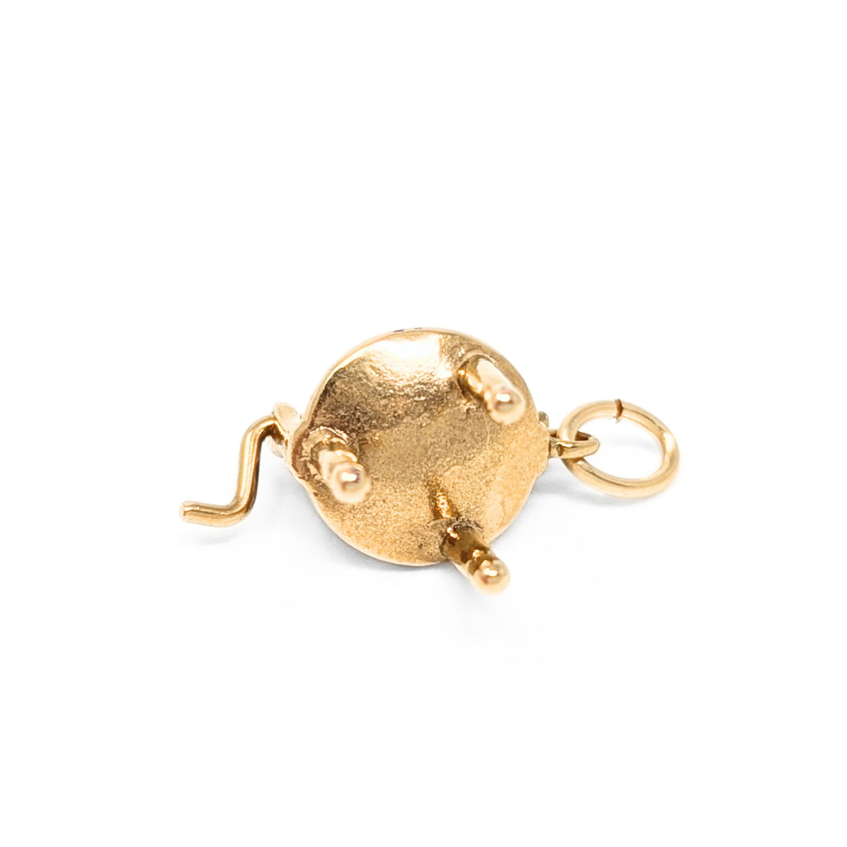 14K Gold Rotisserie Grill Charm (Rotates)