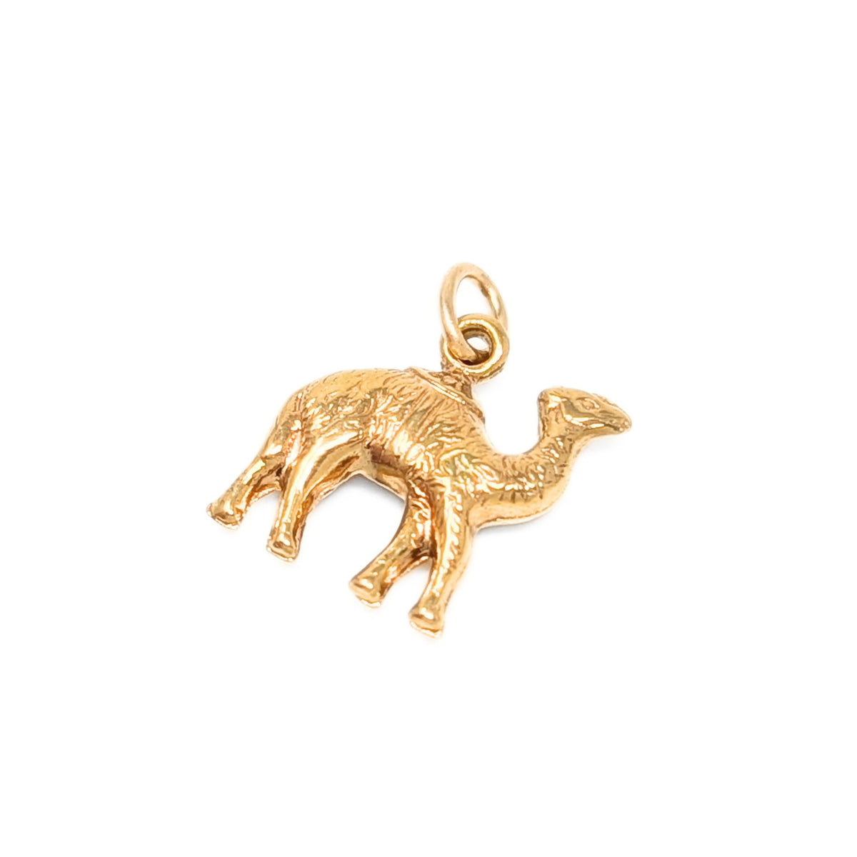 18K Gold Camel Charm