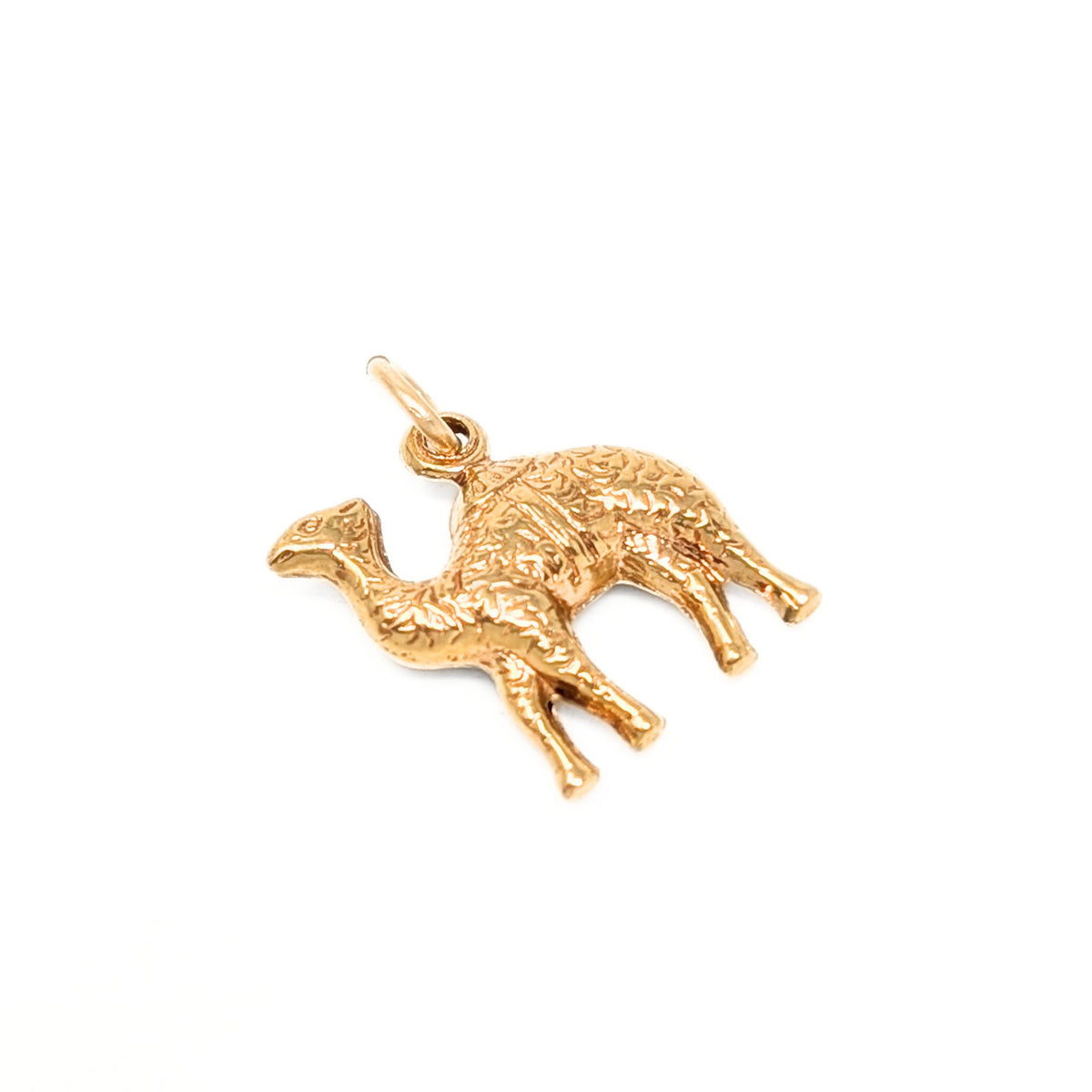 18K Gold Camel Charm