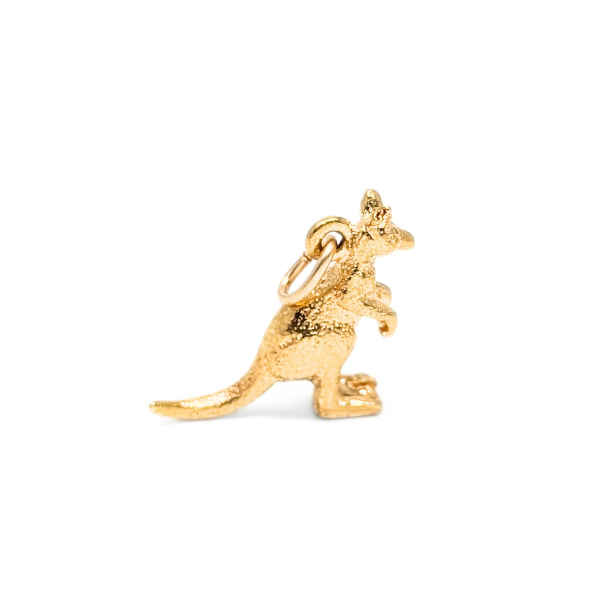 18K Gold Kangaroo Charm