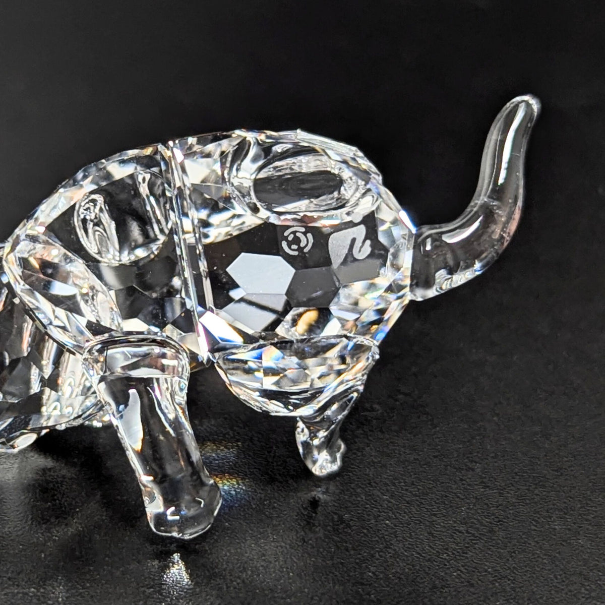 Swarovski Crystal Kitten Lying Figurine (Box & COA)