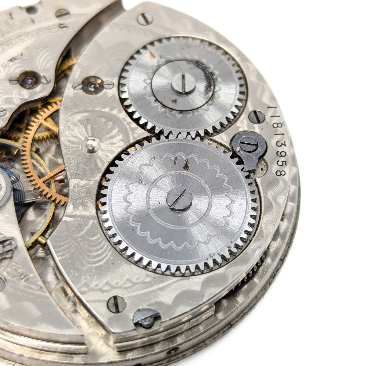 Waltham 1894 #220 12s 15j Pocket Watch Movement (Running)