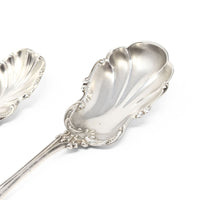 R. Blackinton "Helena" Sterling Jelly Serving Spoon & Monogrammed Sugar Shell