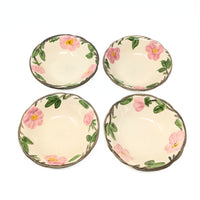 Franciscan "Desert Rose" (4) Bread Plates & (4) Cereal Bowls