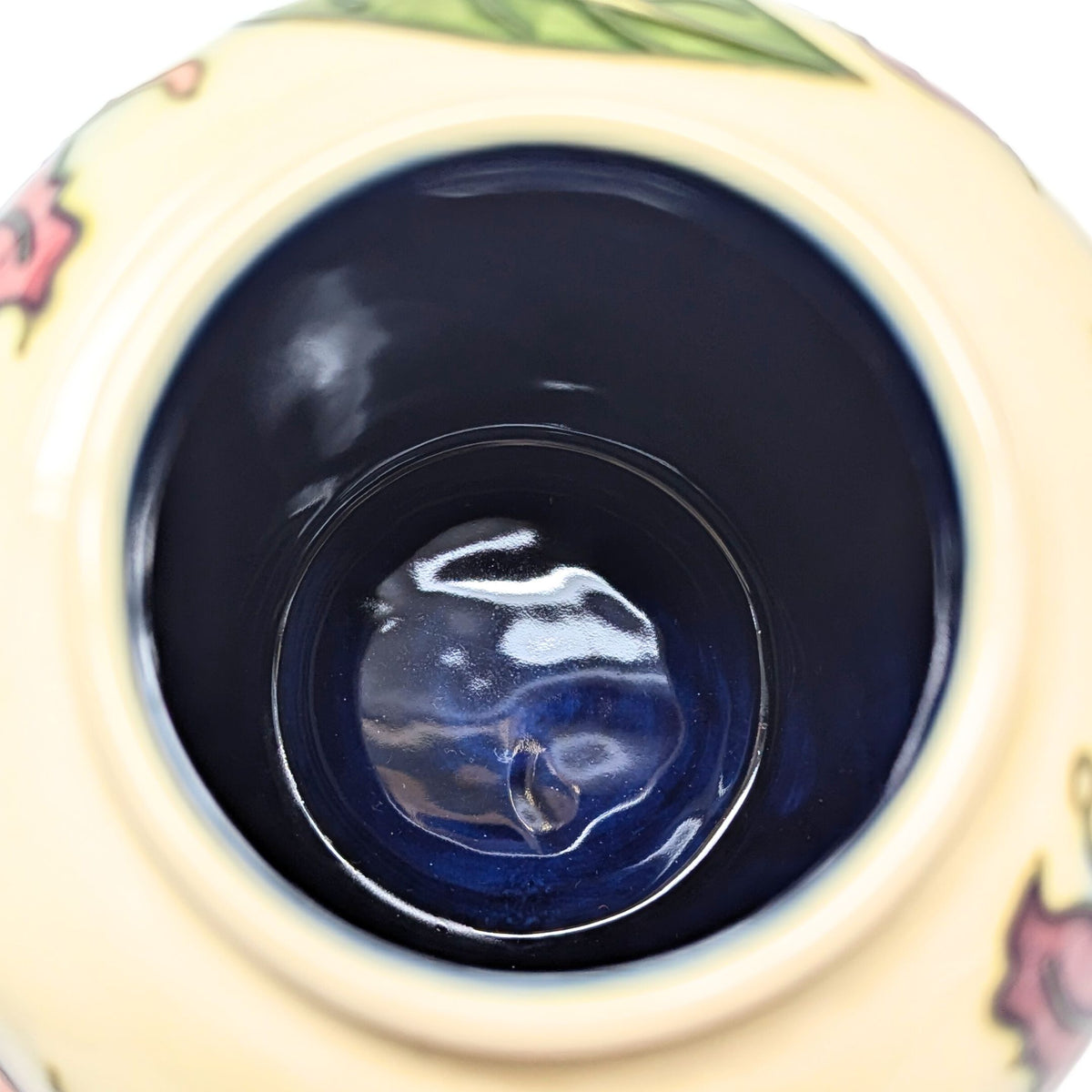 Vintage Moorcroft Pottery "Simeon" Ginger Jar, Designer Phillip Gibson