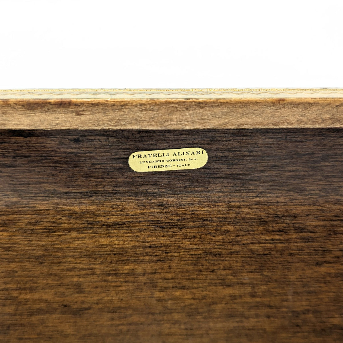 Vintage Italian Fratelli Alinari Florentine 9.5" Box