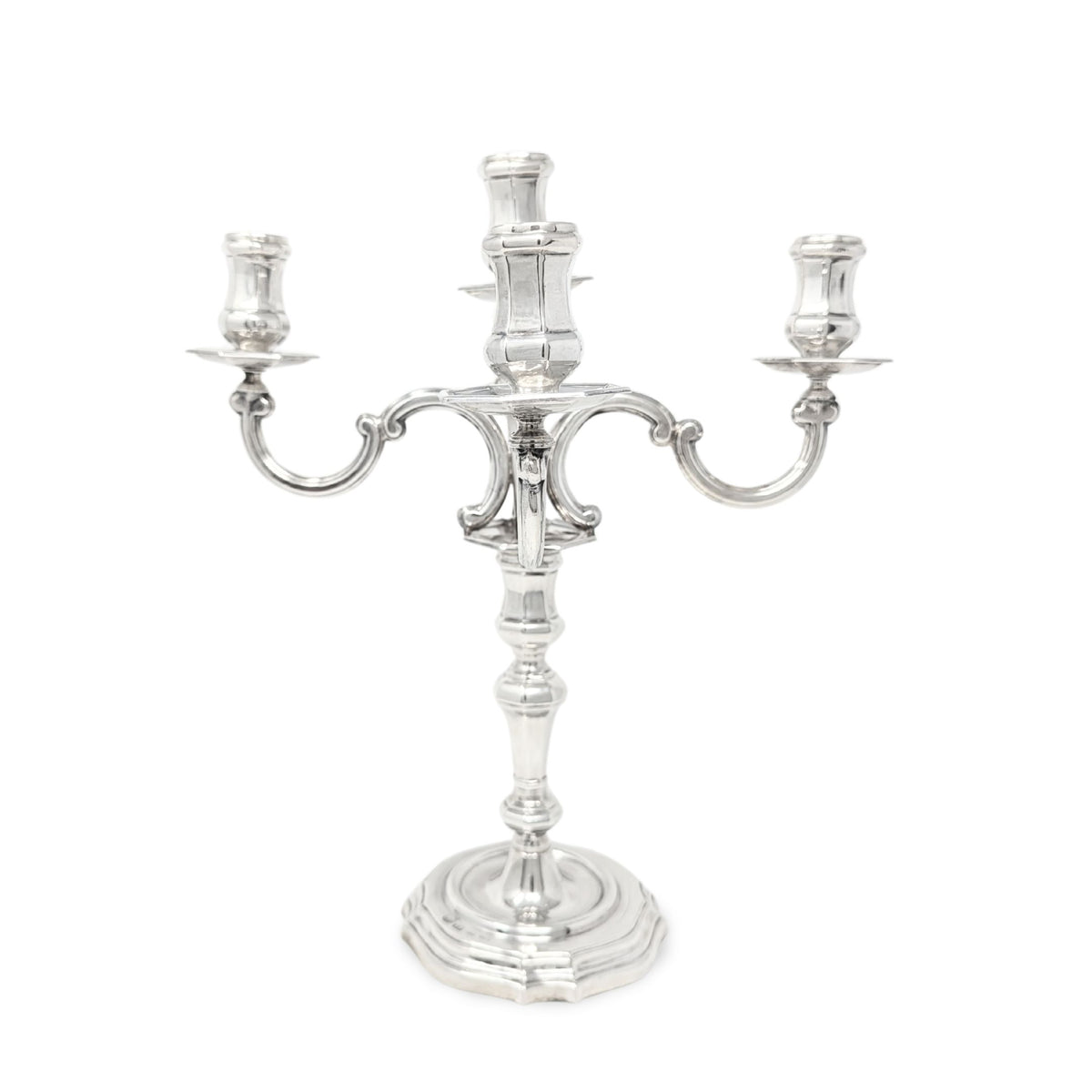 Brandimarte .800 Silver 5 Light Candelabra