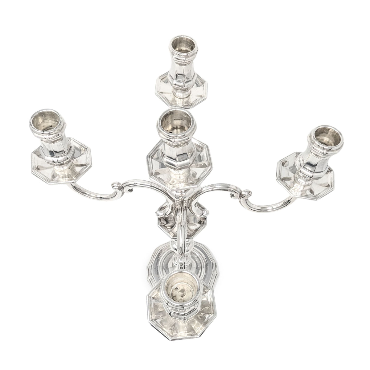 Brandimarte .800 Silver 5 Light Candelabra