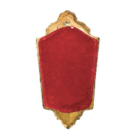 Vintage Italian Hollywood Regency Style 15" Gilt Gold Mirror
