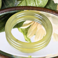 Burmese Ice Green Jadeite 60mm Bangle Bracelet