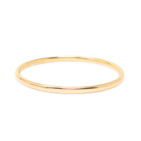 18K Gold 4mm Bangle Bracelet