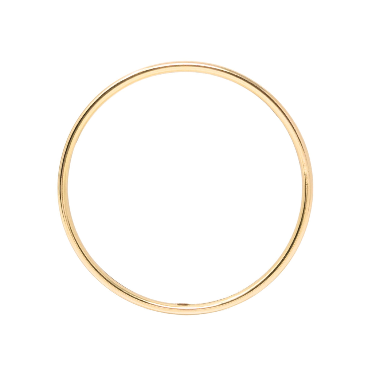 18K Gold 4mm Bangle Bracelet
