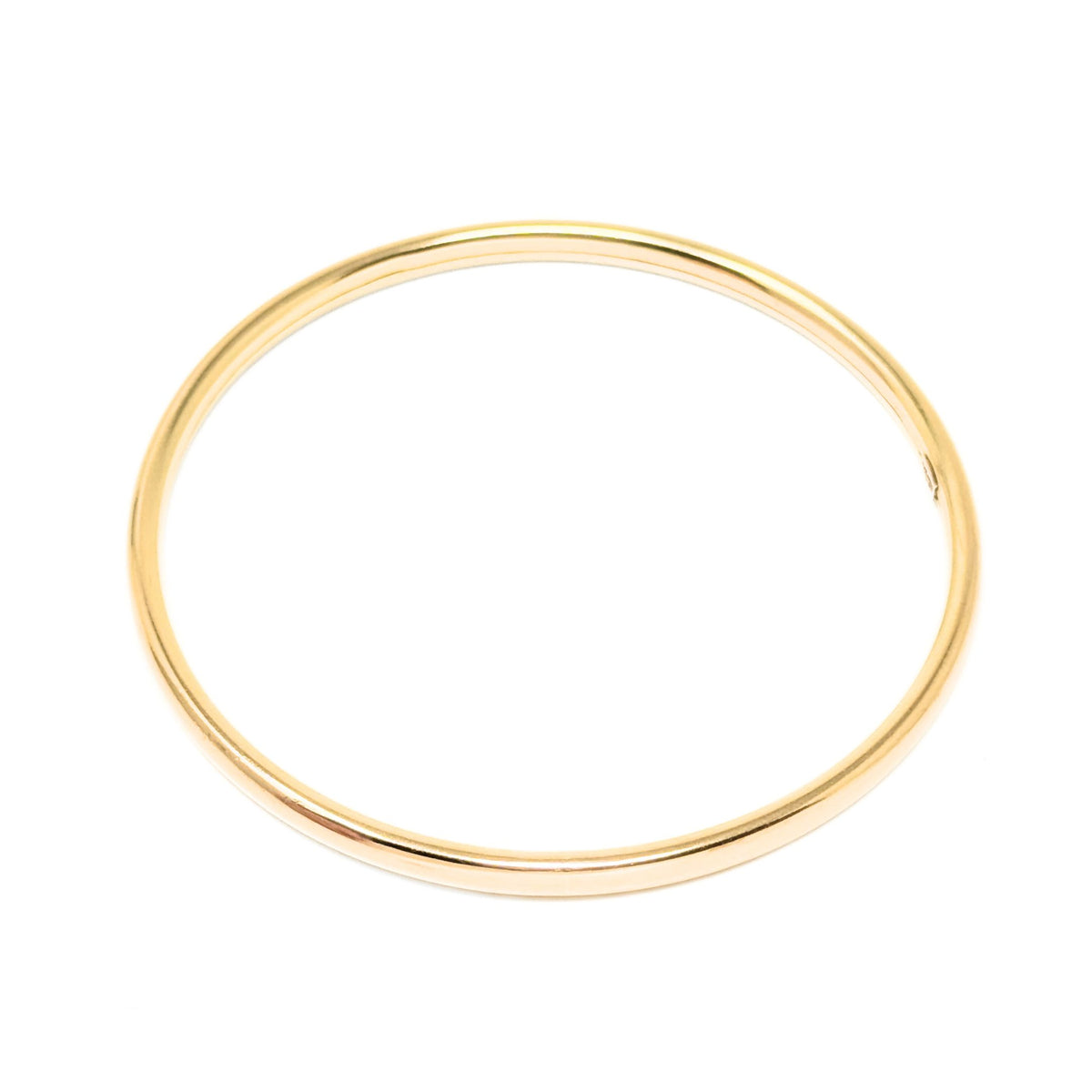 18K Gold 4mm Bangle Bracelet