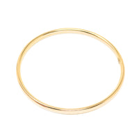 18K Gold 4mm Bangle Bracelet