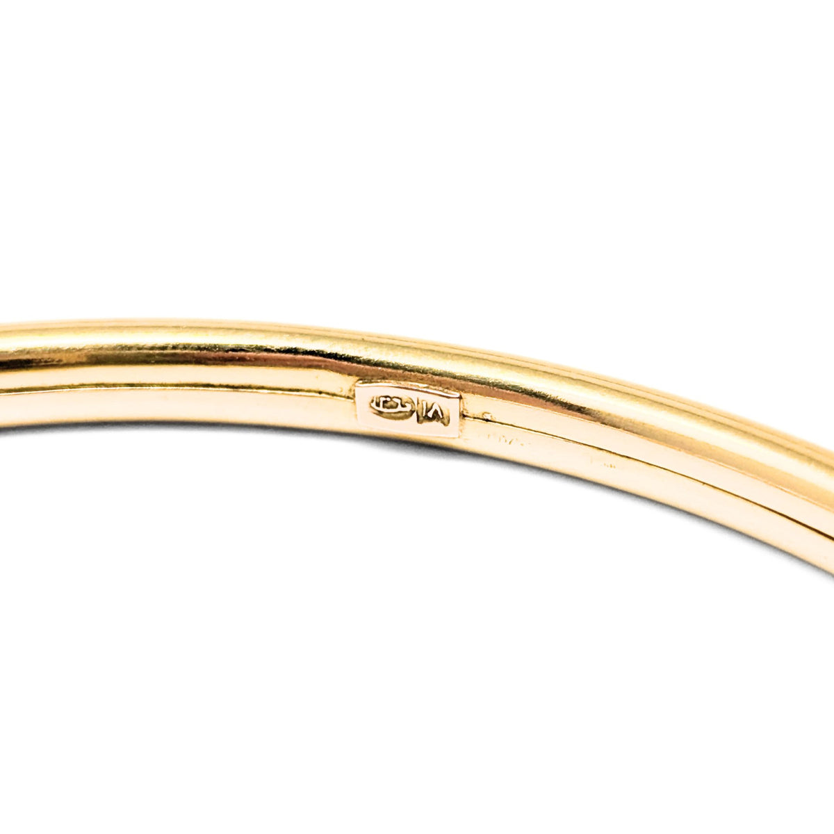 18K Gold 4mm Bangle Bracelet