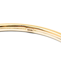 18K Gold 4mm Bangle Bracelet