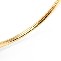 18K Gold 4mm Bangle Bracelet