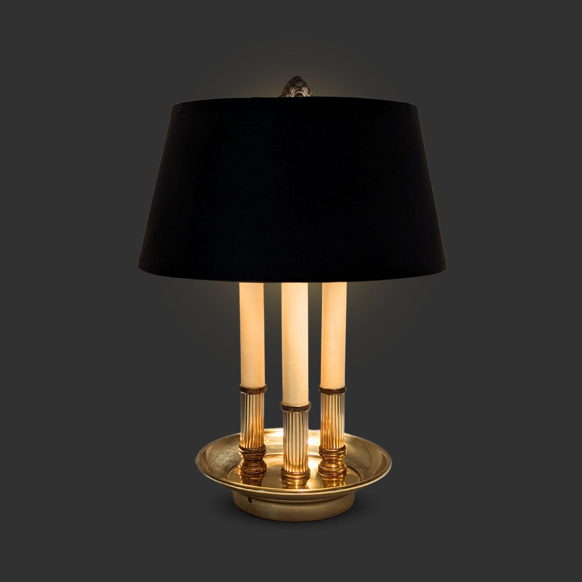 Mid-Century French Bouillotte Style Table Lamp