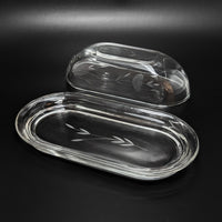 Princess House "Heritage" 1/4lb Covered Butter & Ice Bucket w/ Tongs