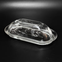 Princess House "Heritage" 1/4lb Covered Butter & Ice Bucket w/ Tongs