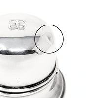 Vintage Birks Sterling Silver "Double B" Ring Box