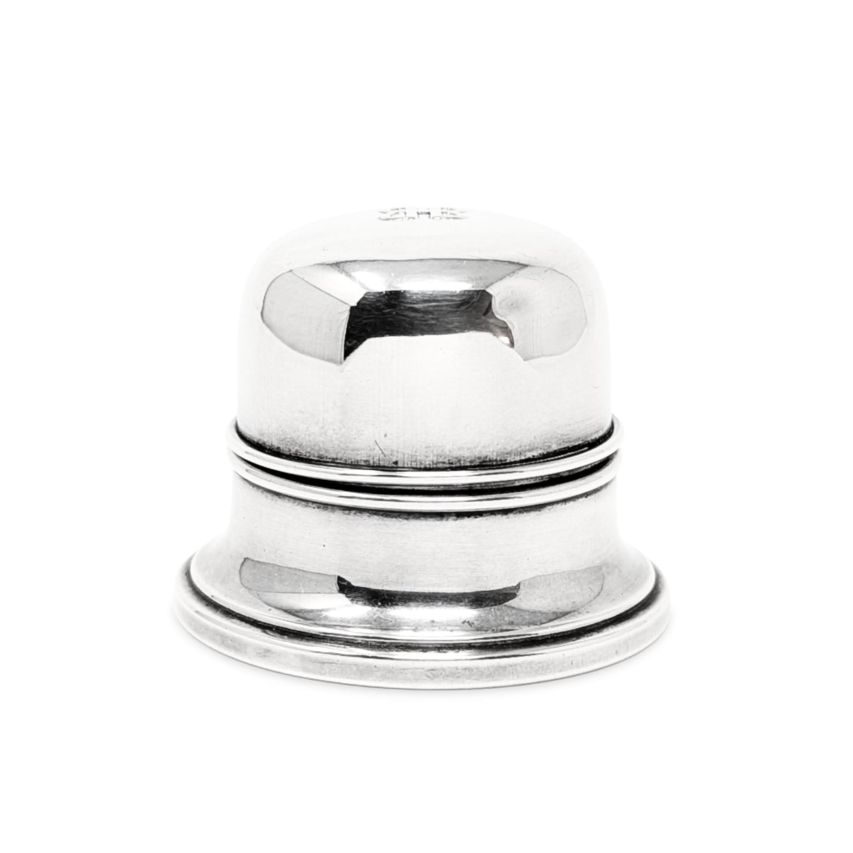 Vintage Birks Sterling Silver "Double B" Ring Box