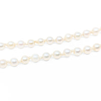 Vintage 14K Gold Clasp 20” Graduating Pearl Necklace