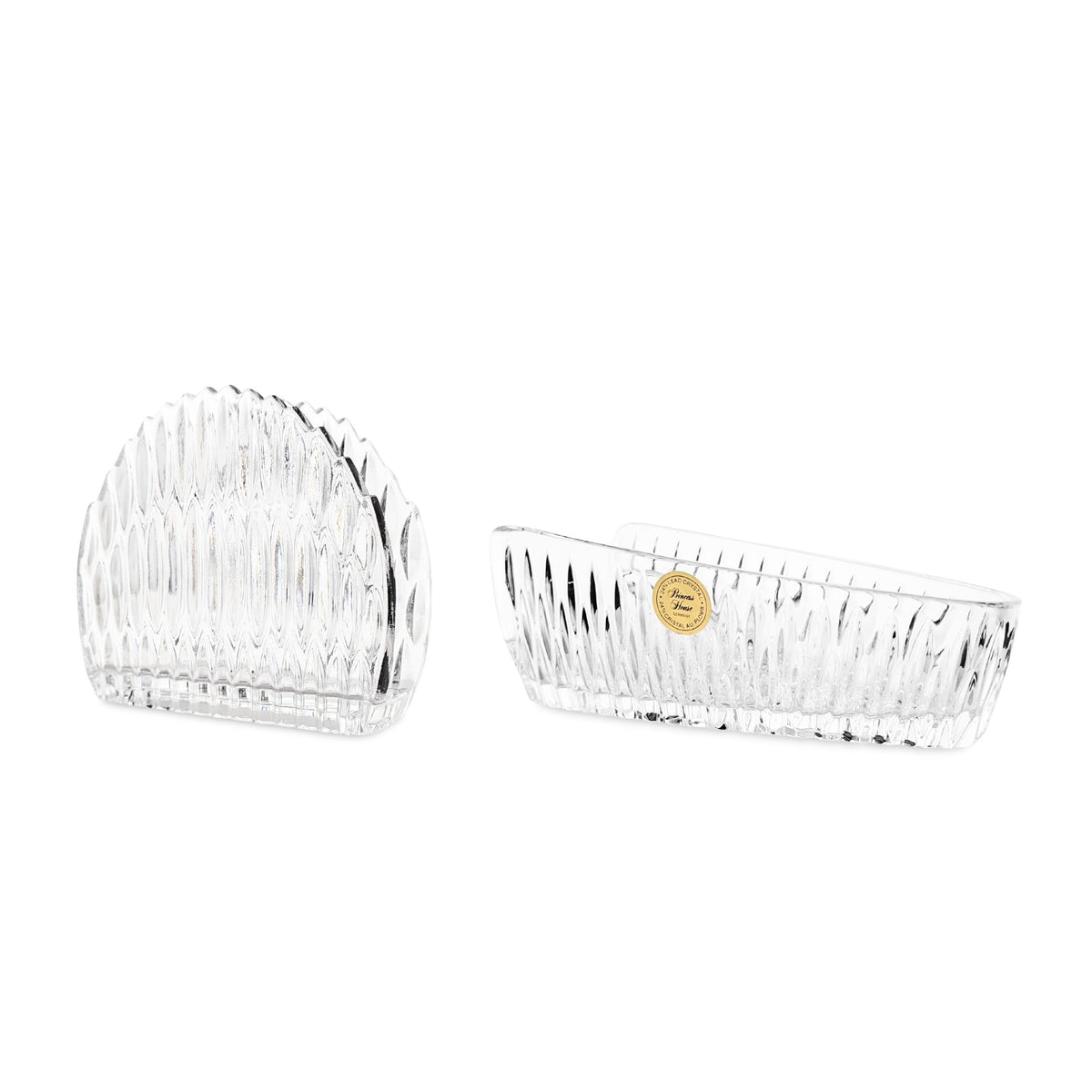 Highlights by Princess House "Royal Highlights" Crystal Napkin & Knife Holder