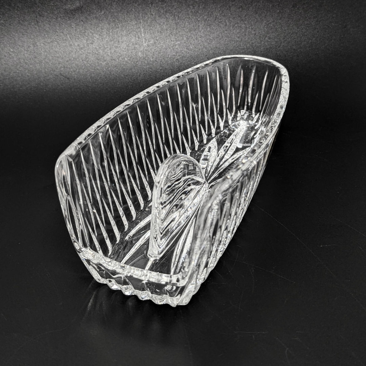 Highlights by Princess House "Royal Highlights" Crystal Napkin & Knife Holder