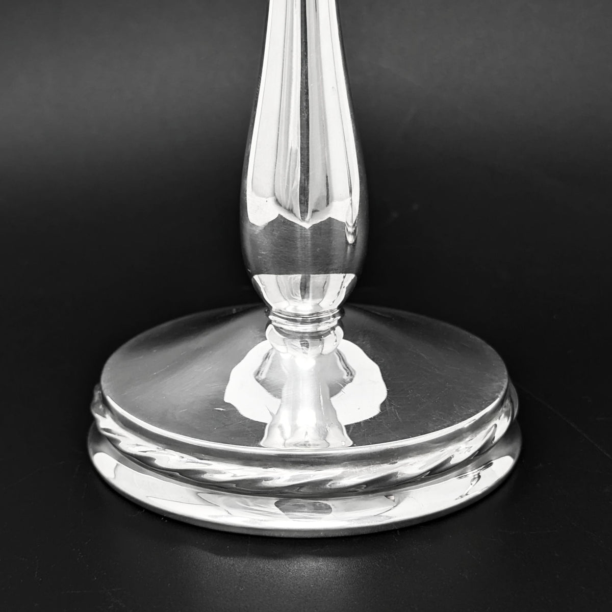 Towle "Silver Flutes" Weighted Sterling 7" Candlesticks (Pair)