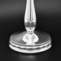 Towle "Silver Flutes" Weighted Sterling 7" Candlesticks (Pair)