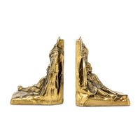 Vintage PM Craftsmen Tom Sawyer/ Huckleberry Finn Brass Bookends