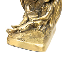 Vintage PM Craftsmen Tom Sawyer/ Huckleberry Finn Brass Bookends