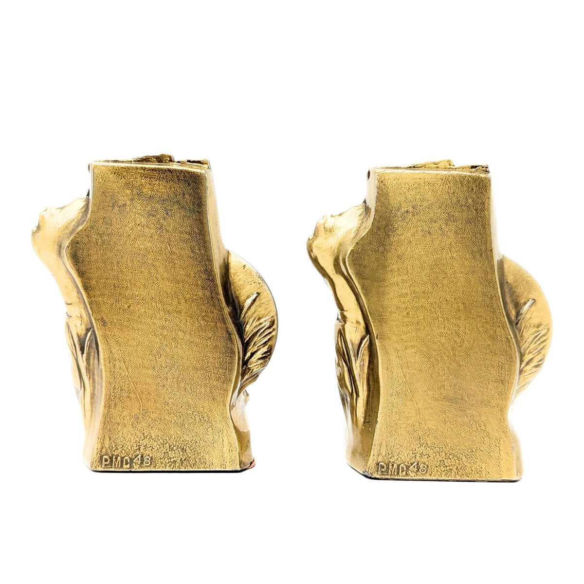 Vintage PM Craftsmen Tom Sawyer/ Huckleberry Finn Brass Bookends