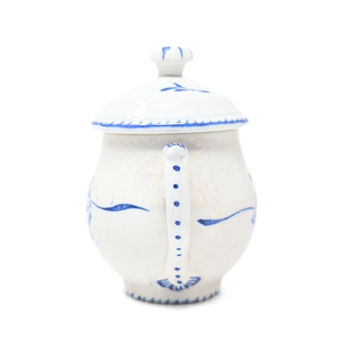 Tournai, Belgium 19th c. Lidded Pots de Creme (6)