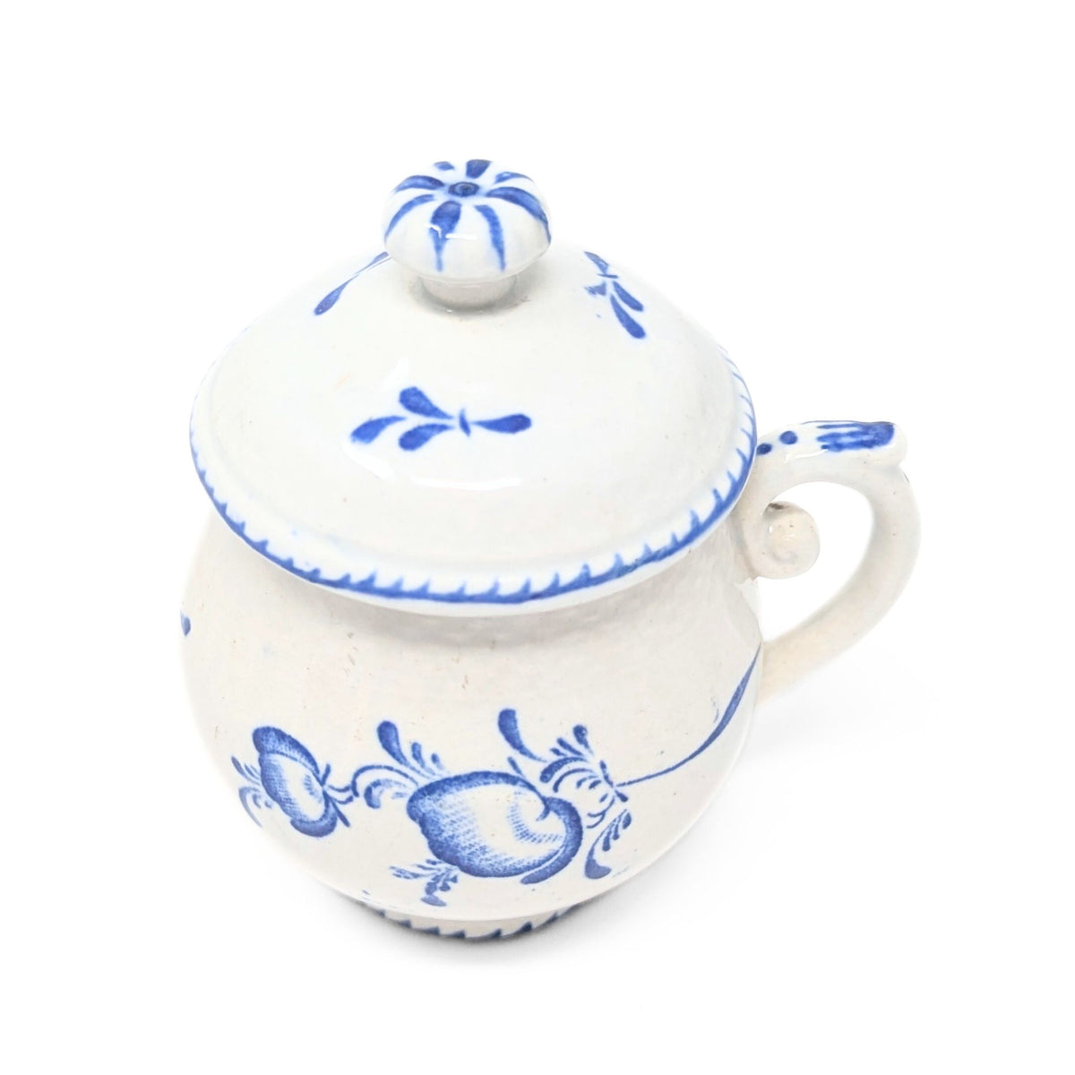 Tournai, Belgium 19th c. Lidded Pots de Creme (6)