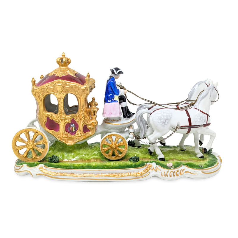 Sandizell Dresden "The Princess's Departure" Porcelain Figurine (13.75")