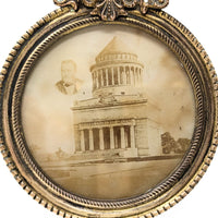 Small Victorian Frame w/Period Photograph of U.S. Grant's Tomb