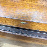 19th Century Burled Walnut Tea Caddy