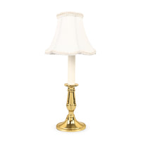 Virginia Metalcrafters Brass Candlestick Lamp