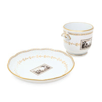 Richard Ginori 1735 "Fiesole" (Italian Scene) Cache Pot & Bowl Set