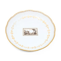 Richard Ginori 1735 "Fiesole" (Italian Scene) Cache Pot & Bowl Set