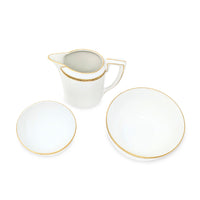 1920's Rosenthal "Isolde" Cream, Open Sugar, & Waste Bowl (3pcs)