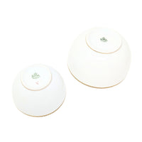 1920's Rosenthal "Isolde" Cream, Open Sugar, & Waste Bowl (3pcs)
