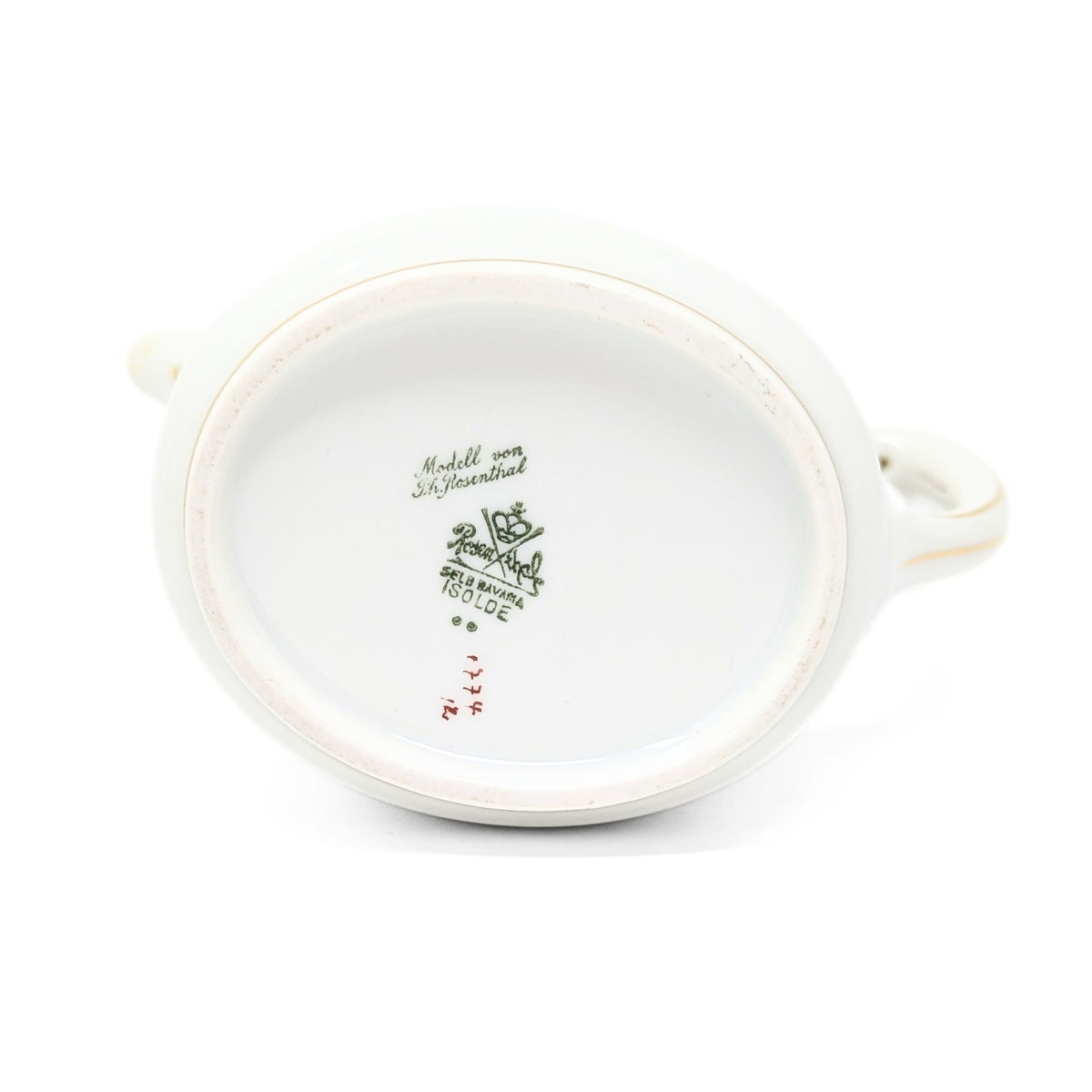 1920's Rosenthal "Isolde" Cream, Open Sugar, & Waste Bowl (3pcs)