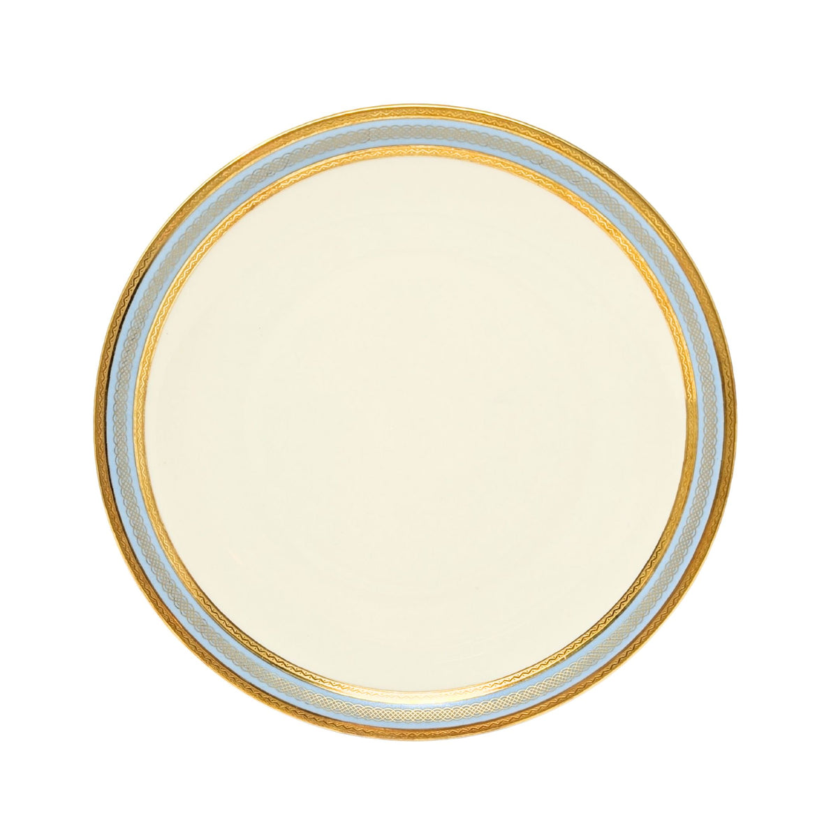 Heinrich & Co. Selb Bavarian Blue & Gold Dinner Plates (12)