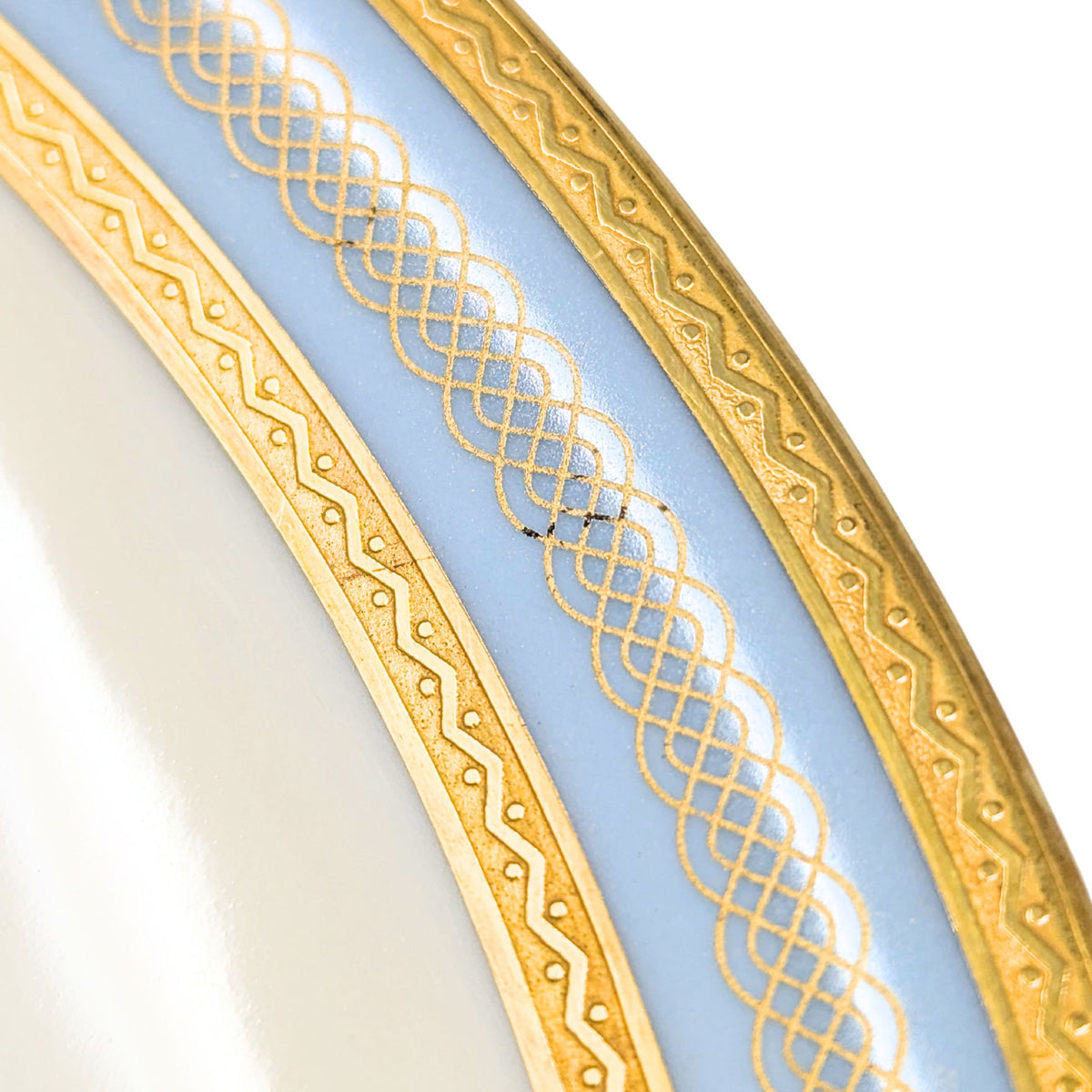 Heinrich & Co. Selb Bavarian Blue & Gold Dinner Plates (12)