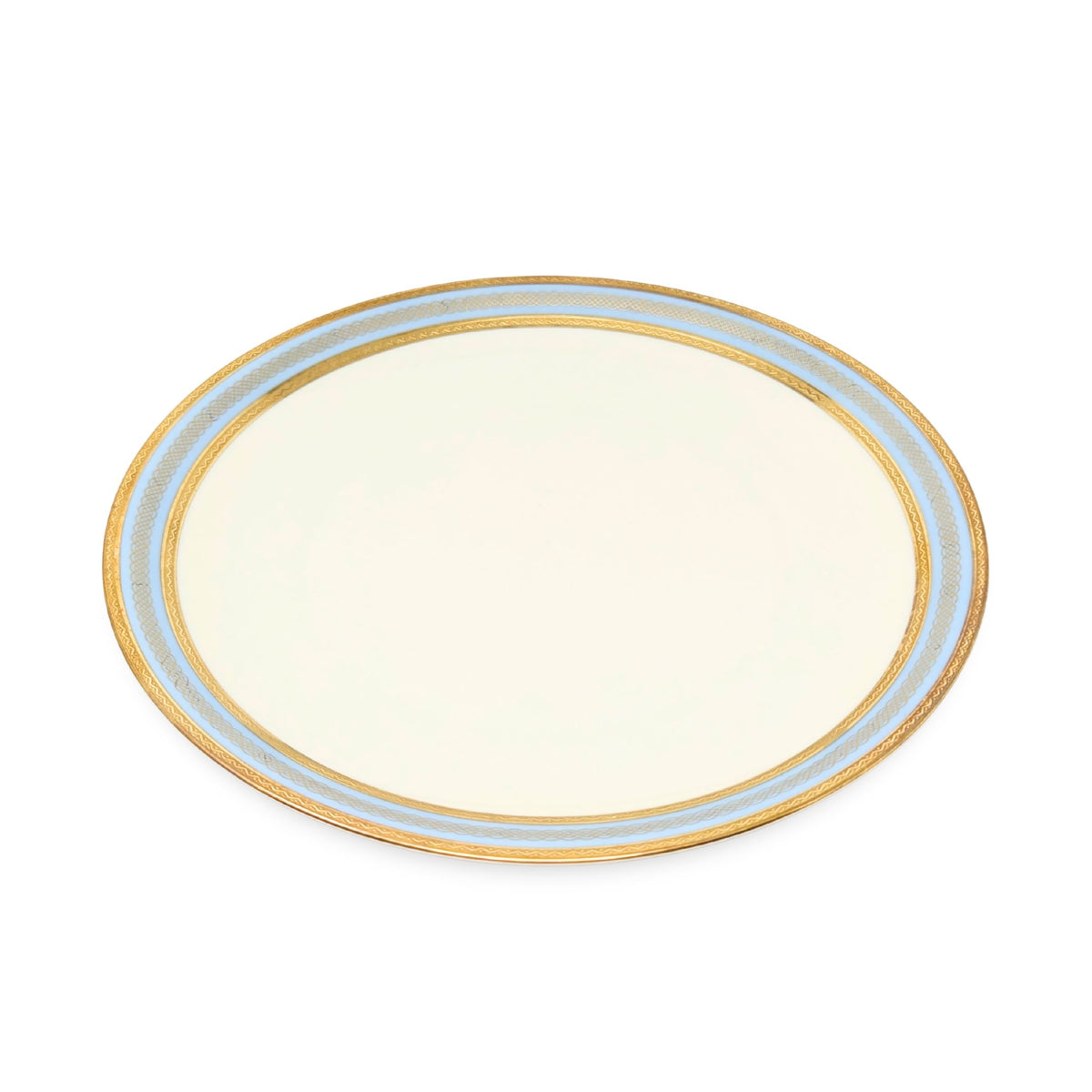 Heinrich & Co. Selb Bavarian Blue & Gold Dinner Plates (12)
