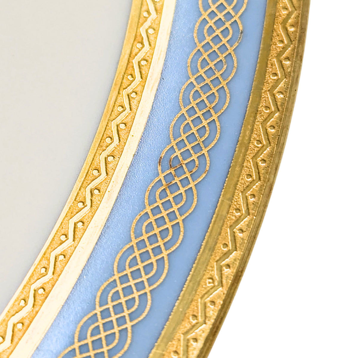 Heinrich & Co. Selb Bavarian Blue & Gold Dinner Plates (12)