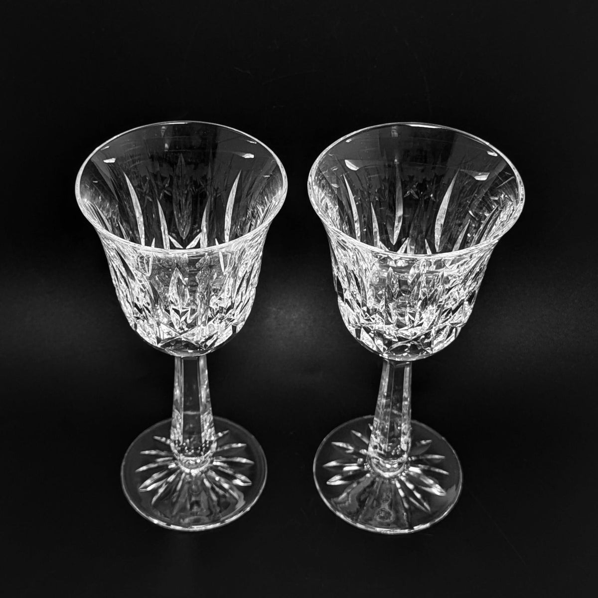 Waterford "Ballyshannon" Claret Wine Glasses (Pair)